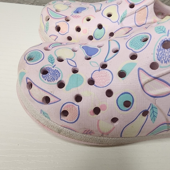 Cat & Jack‎ Kids Pink Patterned Slip On Shoes Size 8 Easter Church Play - Picture 2 of 5